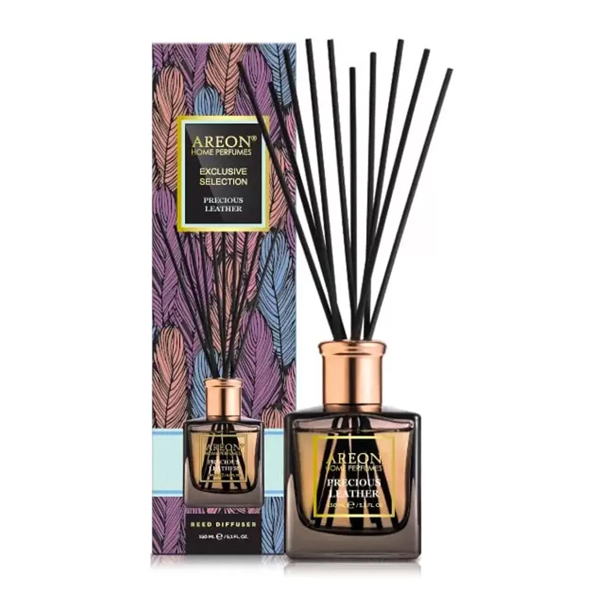 3800034977593.jpg Areon Home Perfume 150ml Exclusive Selection Precious Leather - Imagen 1