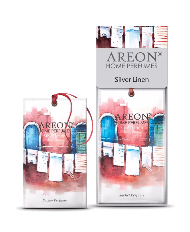 Home-Sashet-Silver-Linen-thumb.avif Areon Sachet Silver Linen – Aromatizante con fragancia limpia y sofisticada - Imagen 1